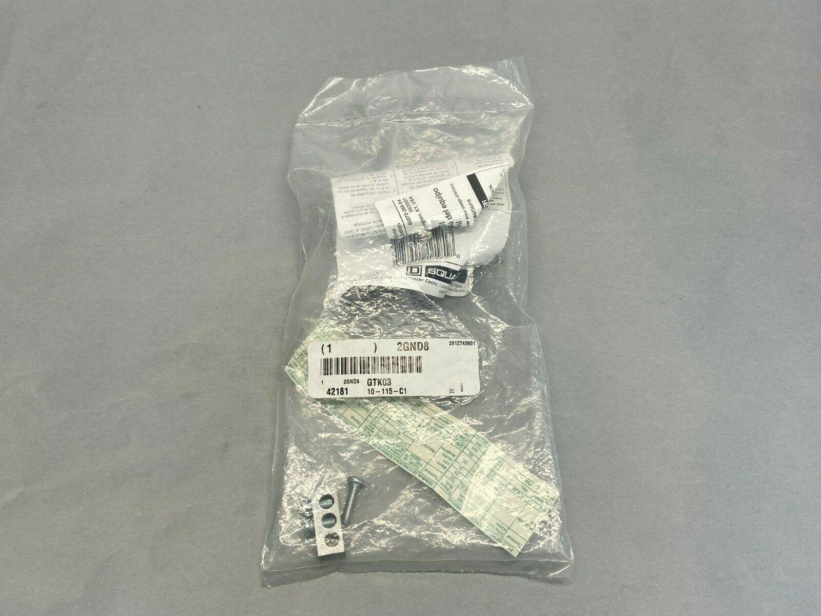 GTK03 | Square D Grounding Bar Kit 2GND8 - New - Maverick Industrial Sales