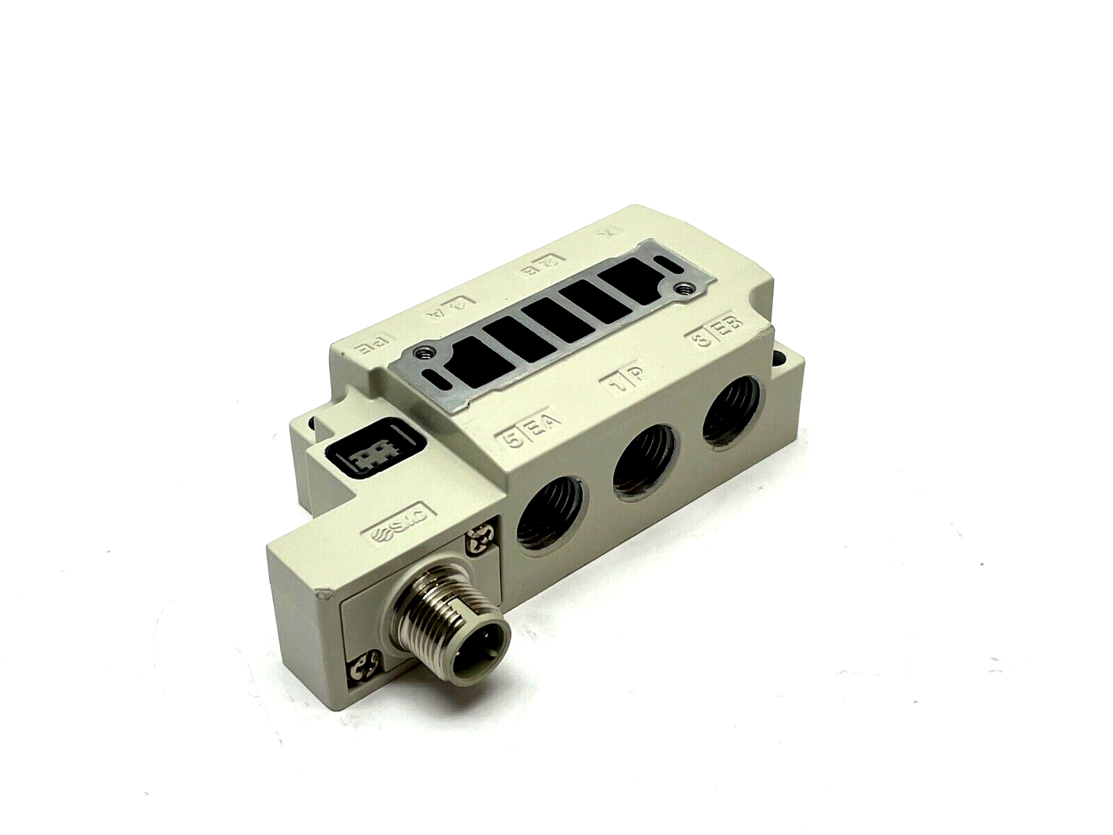 SY50M-27-1-WO-02N | SMC Solenoid Valve Subplate SY5000 5-Port - Used - Maverick Industrial Sales