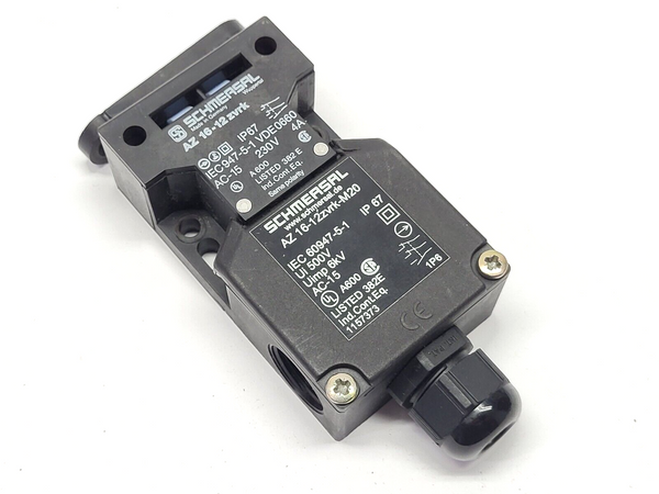 Schmersal AZ16-12ZVRK-M20 Safety Interlock Switch w/ Interlock NO CABLE - Maverick Industrial Sales