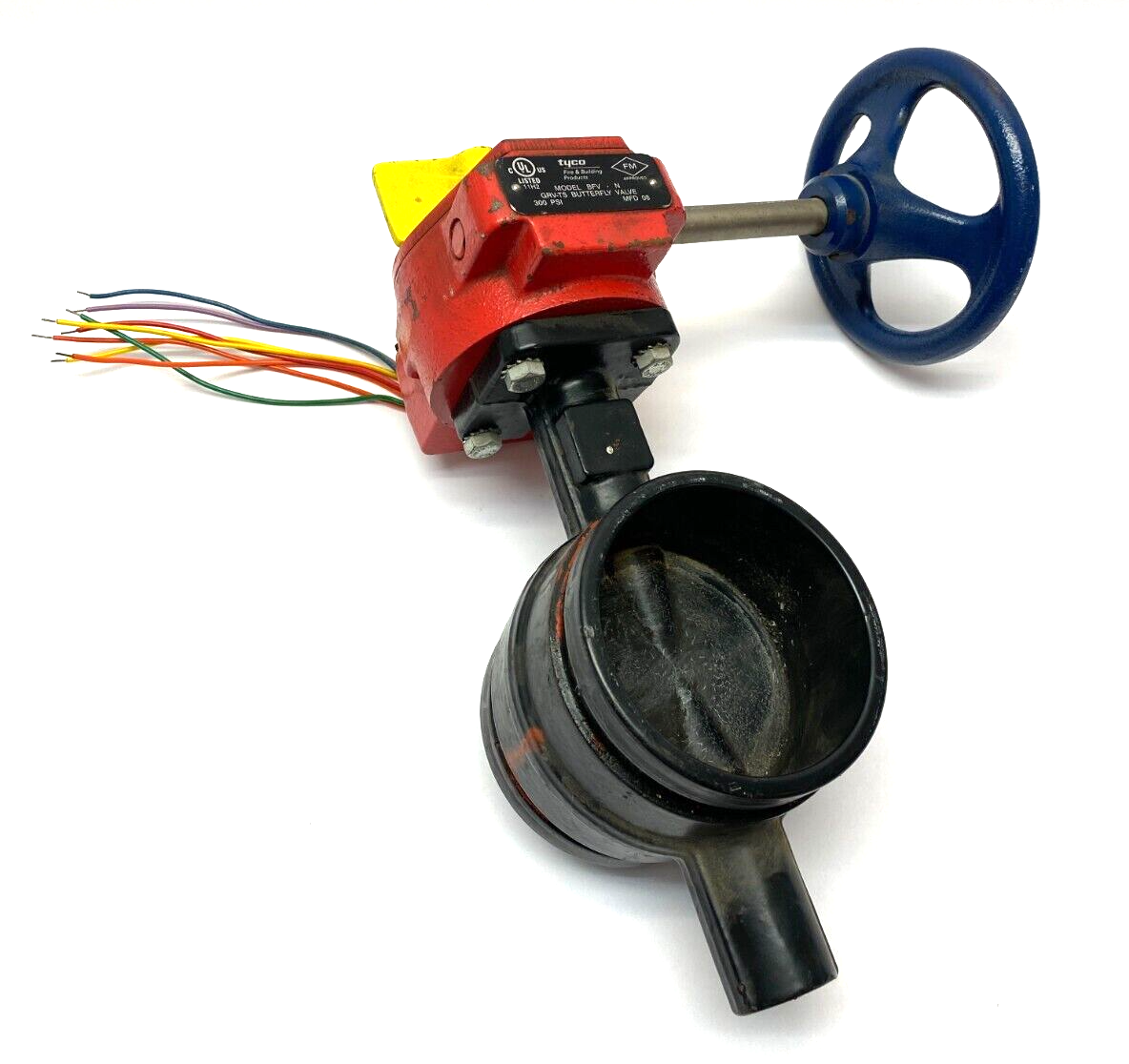 Tyco BFV-N Butterfly Valve Grooved-End Lug-Style 300psi GRV-TS - Maverick Industrial Sales