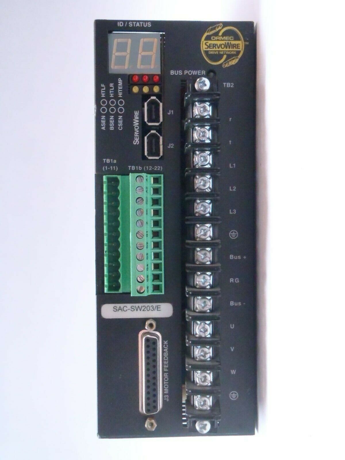 Ormec SAC-SW203/E REV 1.1.1 Servowire Servo Motor Drive Controller - Used - Maverick Industrial Sales