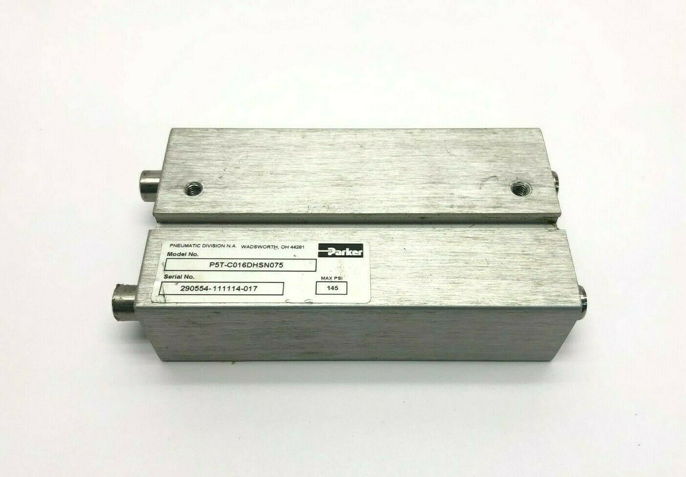 Parker P5T-C016DHSN075 Guided Cylinder Block and Rods - Used - Maverick Industrial Sales