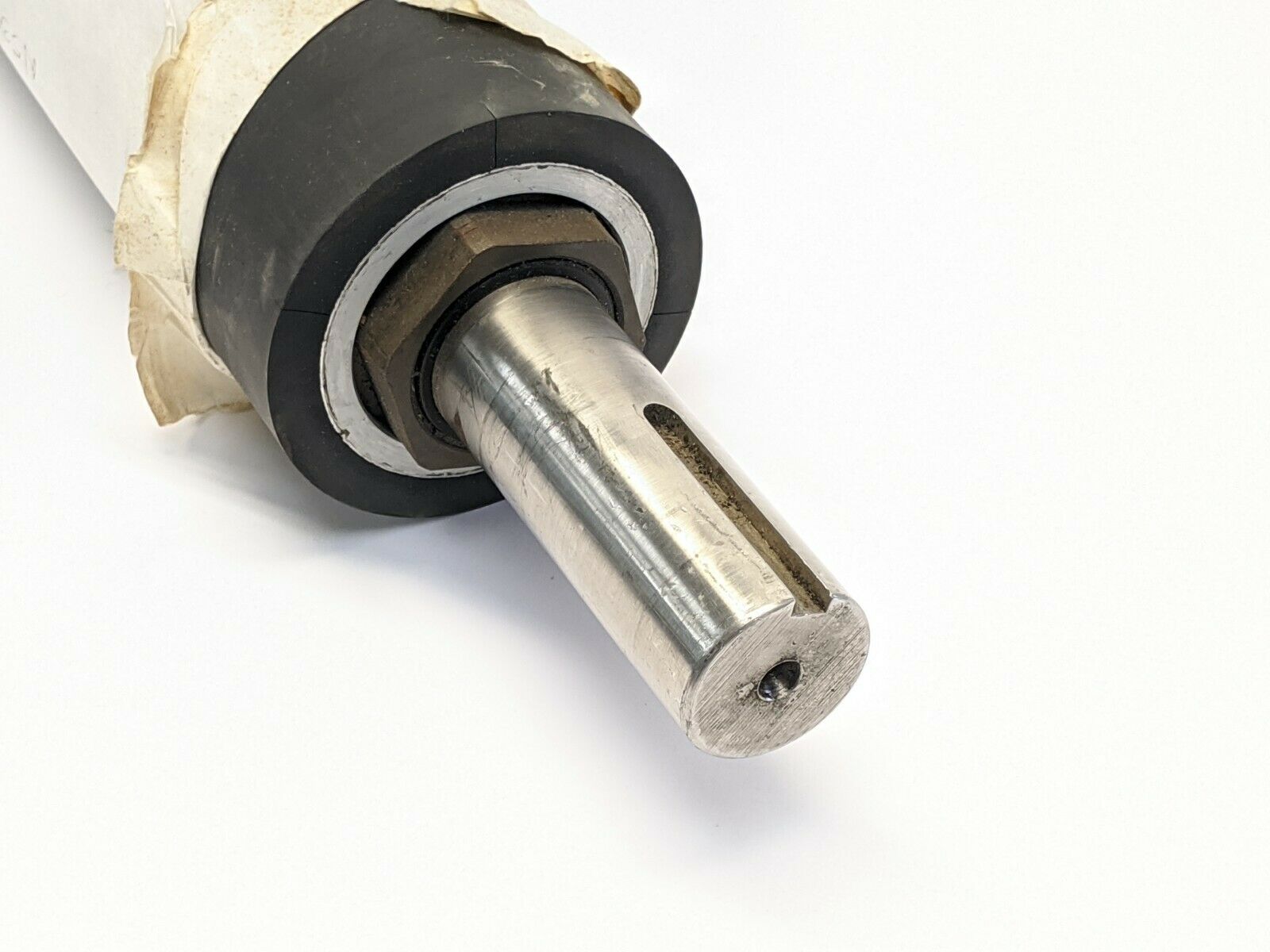 Roller, Feed, Coated Film 36-1/2" OAL, 3" Dia., 1-1/4" Shaft Dia. - New – Open box - Maverick Industrial Sales