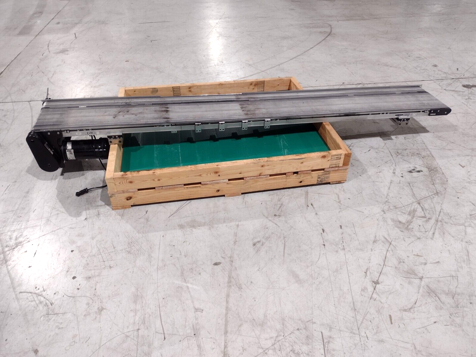 Dorner 726928 2200 Series Double Flat Belt Conveyor 12.25" W X 96"L 120V - Maverick Industrial Sales
