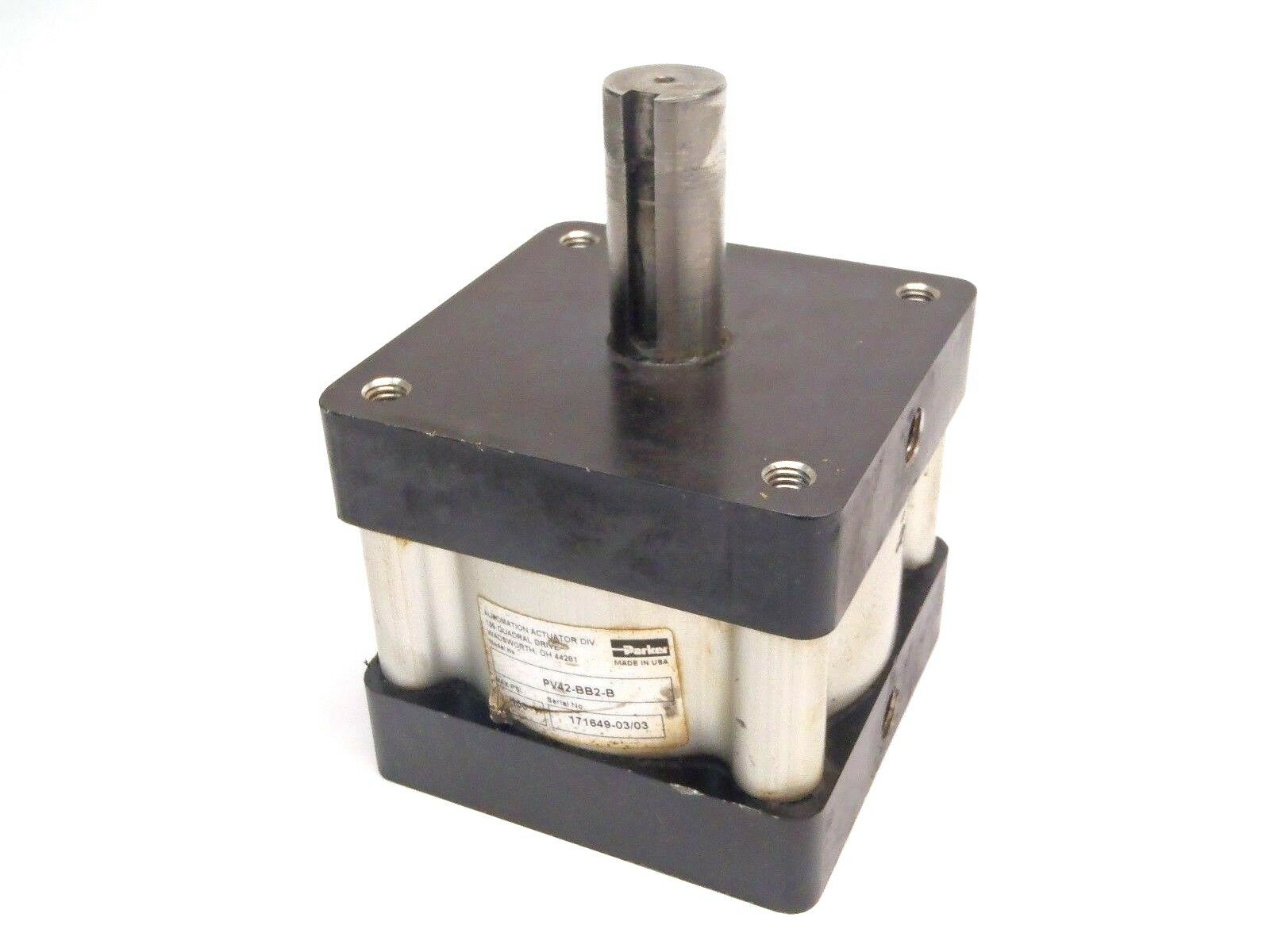 Parker PV42-BB2-B Rotary Actuator 150 PSI PV42BB2B - Used - Maverick Industrial Sales
