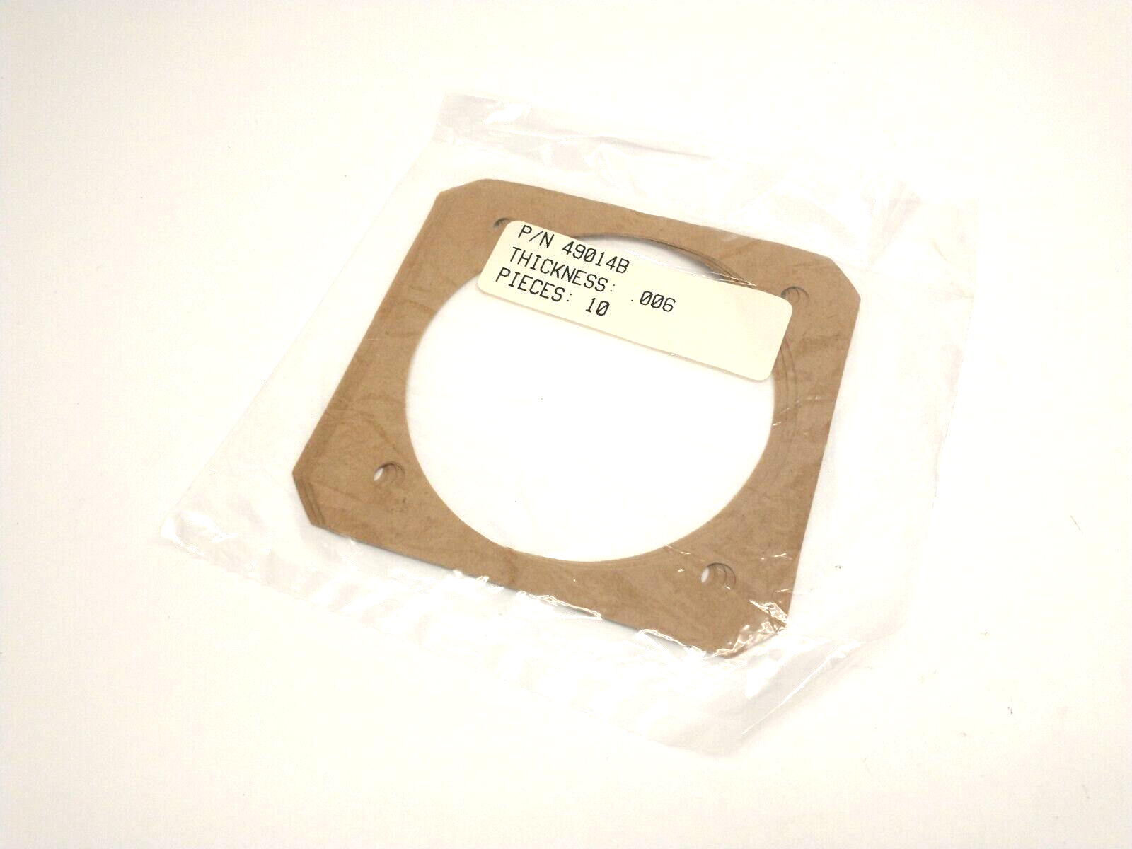 49014B Gasket 4.25" x 4.25" x .006" Thickness LOT OF 10 - Maverick Industrial Sales