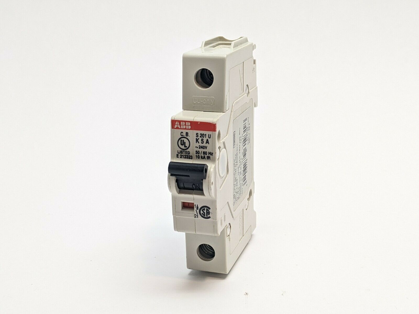 ABB S201UK5A Miniature Circuit Breaker 1P 5A - Maverick Industrial Sales