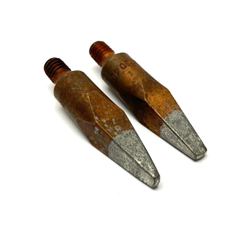 Vulcan 30-40 Soldering Iron Tips Broad Head Screw-Base LOT OF 2 - Maverick Industrial Sales
