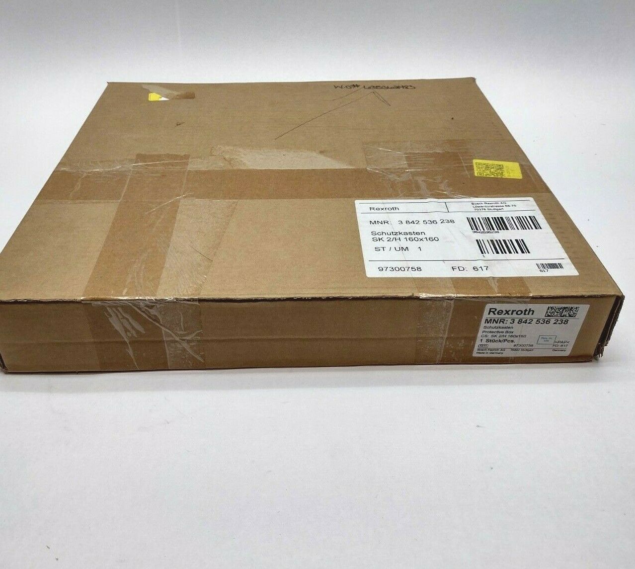 Bosch Rexroth 3842536238 Protective Box SK2/H 160X160 - Maverick Industrial Sales