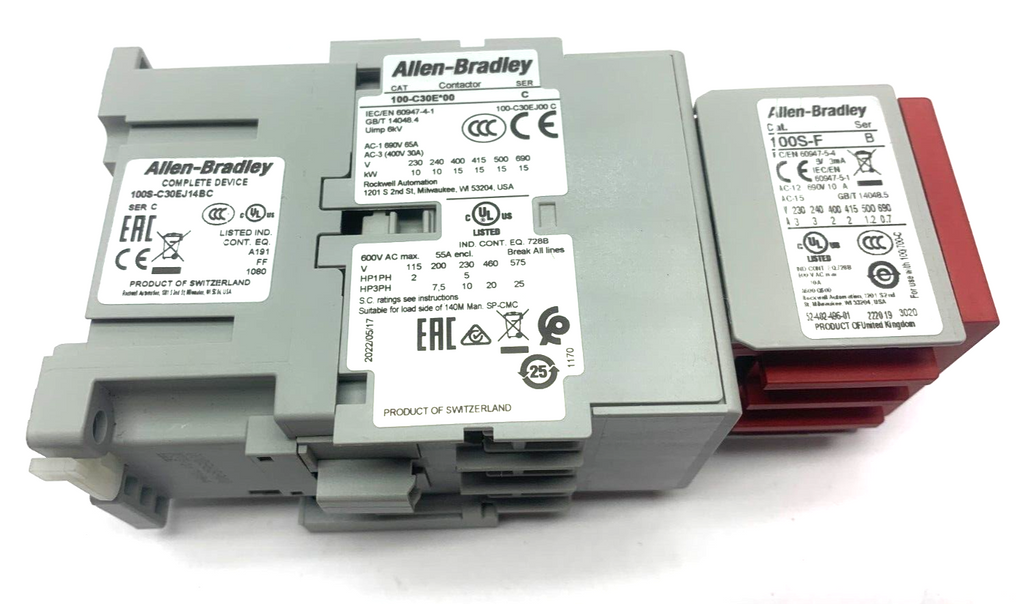 AB Allen Bradley 100-C30*00 Motor Starter Contactor 65A Overload Relay -  tools - by owner - sale - craigslist