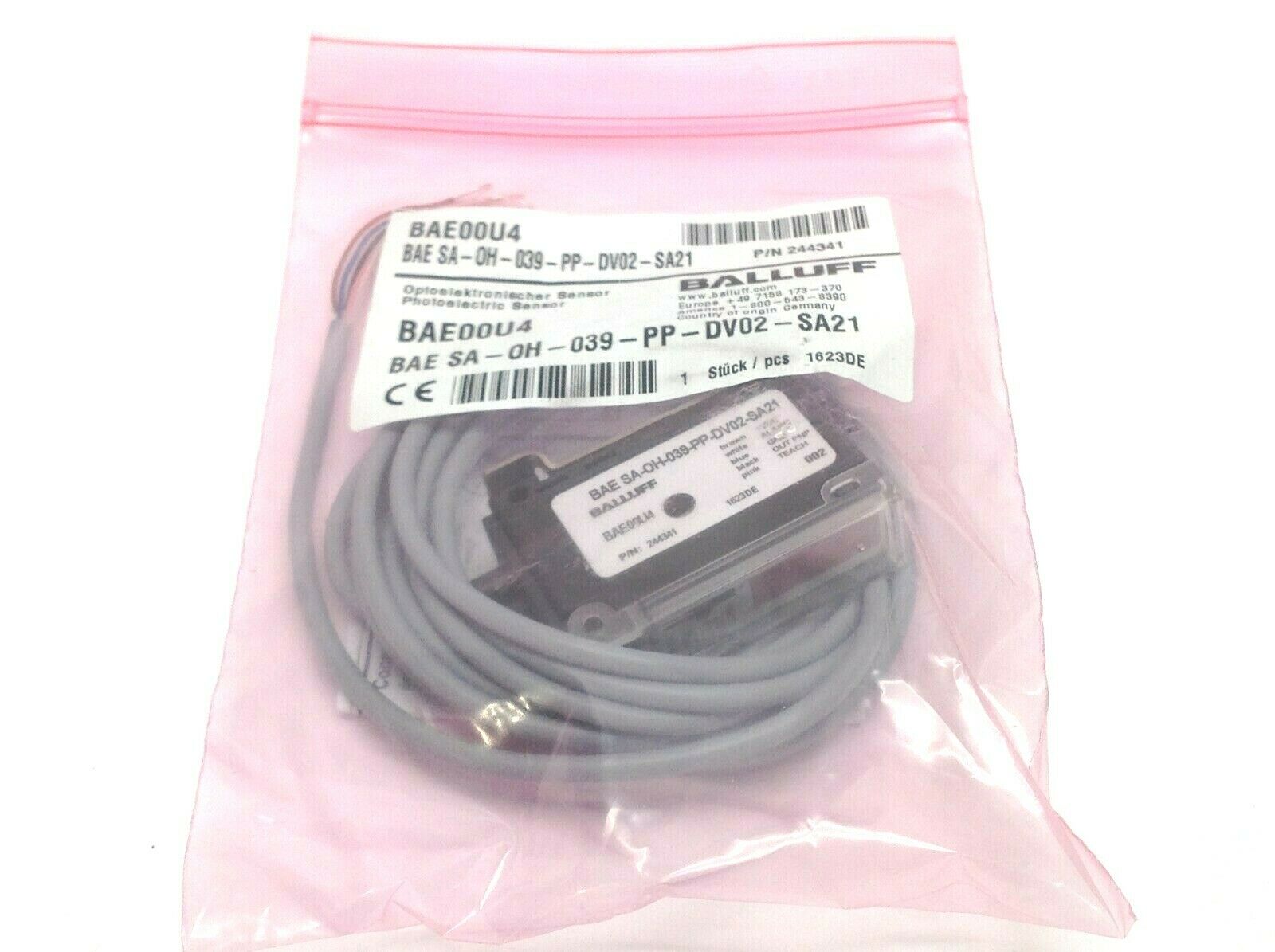 Balluff BAE SA-OH-039-PP-DV02-SA21 MICROmote Amplifier BAE00U4 244341 - Maverick Industrial Sales