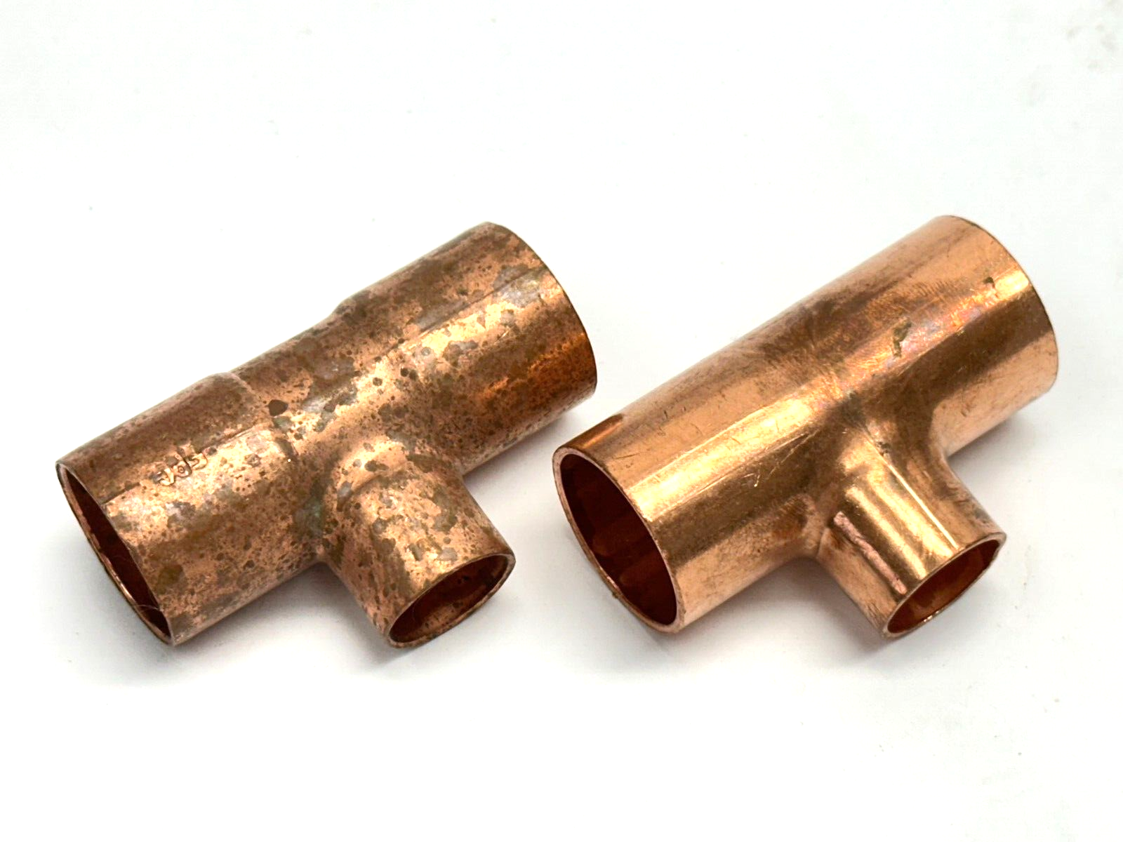 3/4" x 3/4" x 1/2" Reducing Tee C x C x C Copper LOT OF 2 - New – Open box - Maverick Industrial Sales