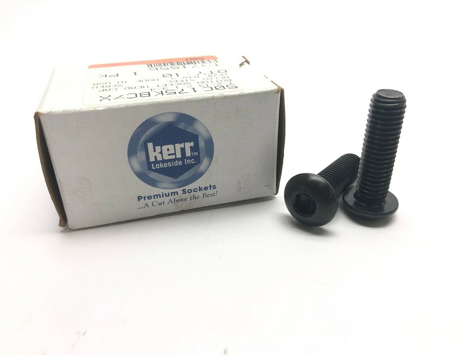 50C175KBC/X | Kerr Lakeside Button Socket Head Cap Screw 1/2-13 x 1 3/4 PKG OF 8 - Used - Maverick Industrial Sales