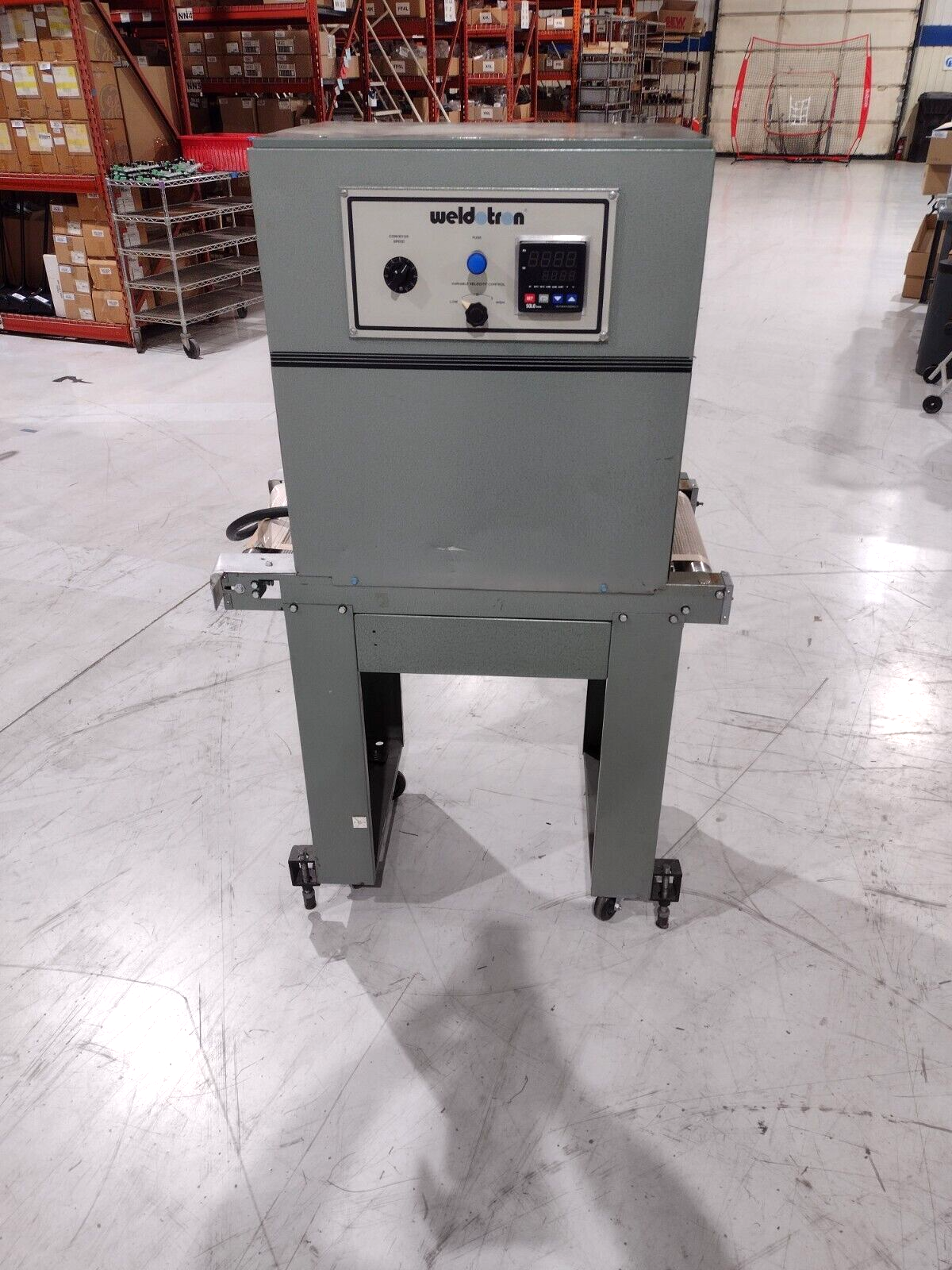 Weldotron 7020 220V 1PH 30A Shrink Tunnel Machine Variable Speed and Temp - Maverick Industrial Sales