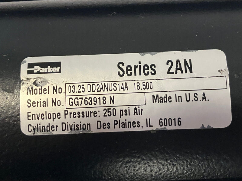 Parker 03.25 DD2ANUS14A 18.500 Cylinder Series 2AN - Maverick Industrial Sales
