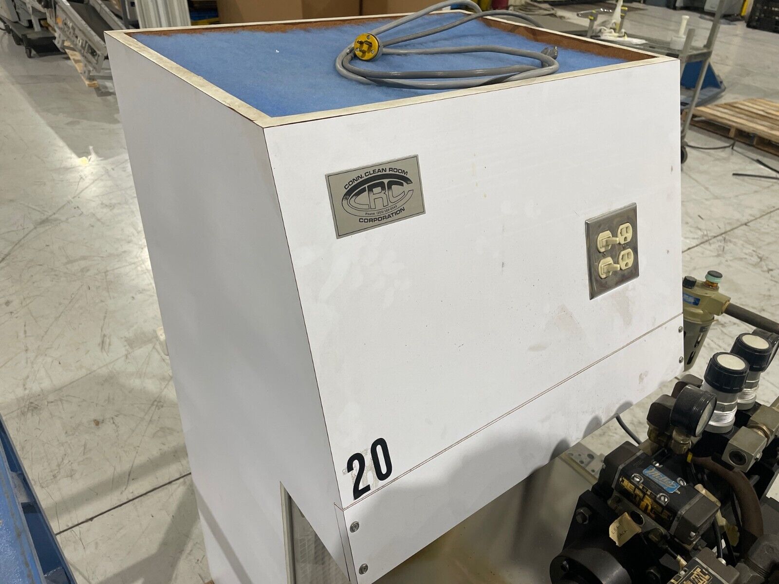 AGL Cold Welder, 12 Ton Welding Machine, Vacuum Dies and CRC Clean Room Hood - Used - Maverick Industrial Sales