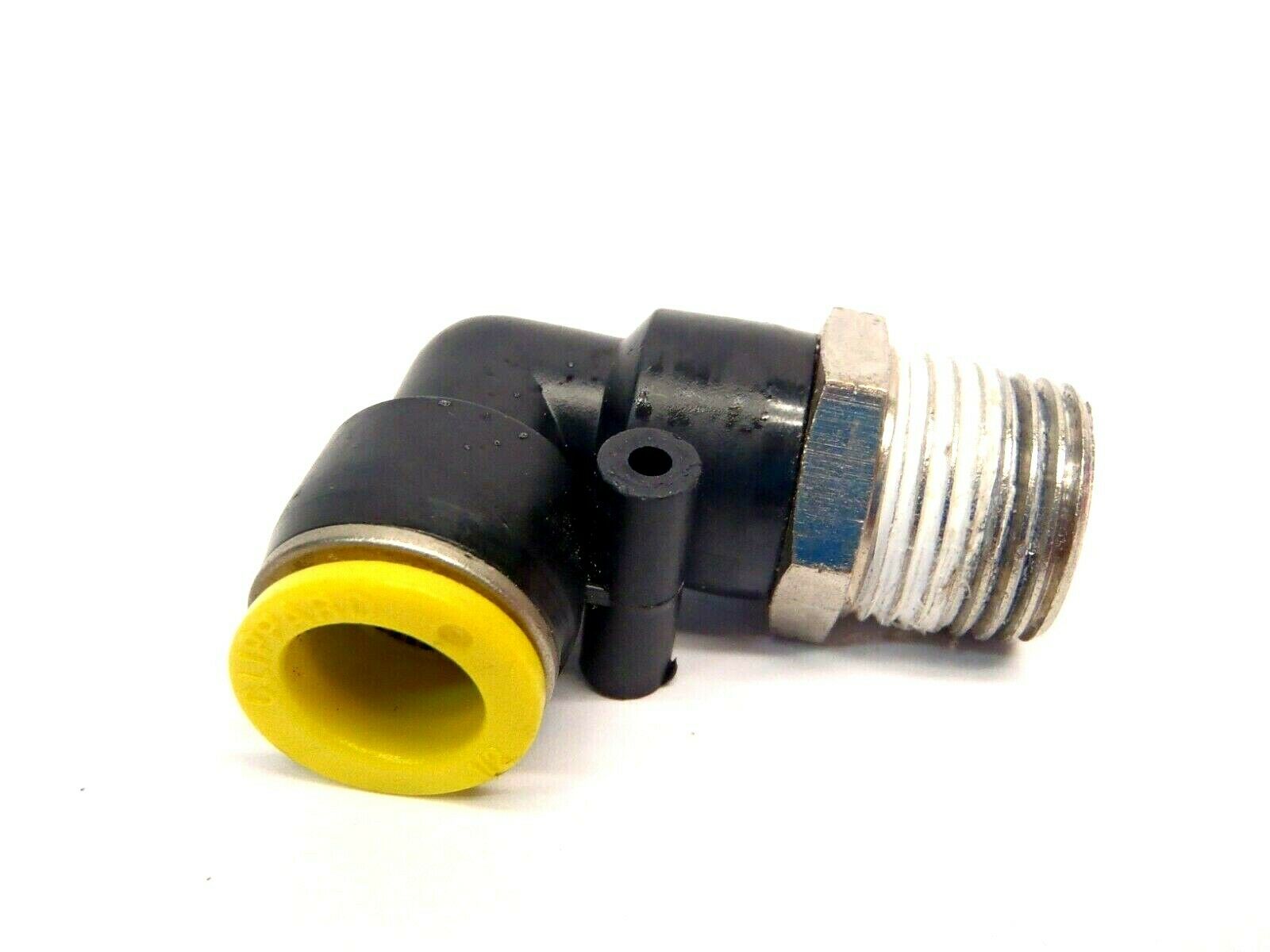 Clippard Plastic Male Elbow 1/2 OD Tubing 20mm Male Thread Fitting - Maverick Industrial Sales