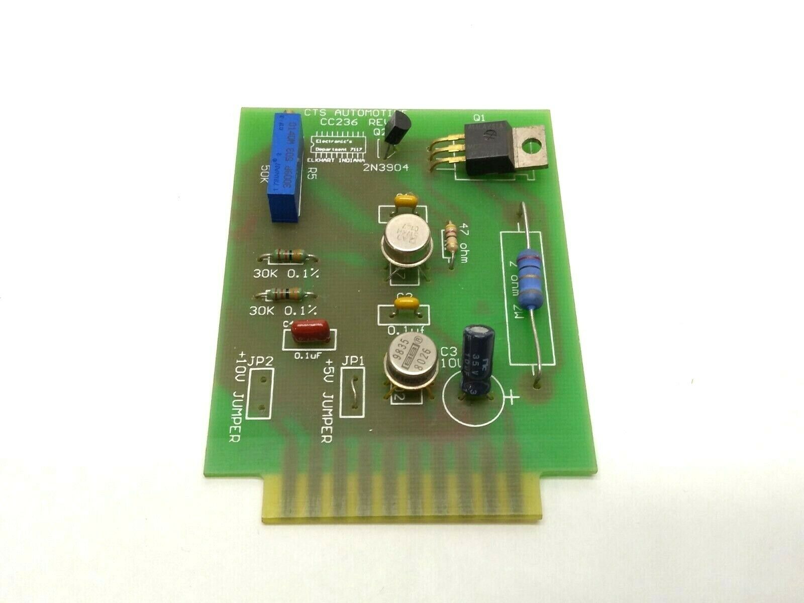 CTS CC236 REV D PCB Control Board - For parts or not working - Maverick Industrial Sales