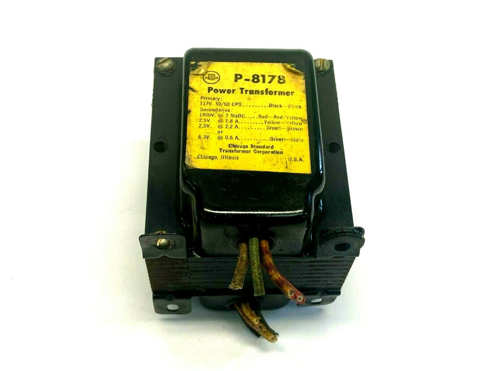 Stancor P-8178 Power Transformer - For parts or not working - Maverick Industrial Sales