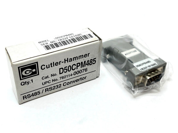 Cutler Hammer D50CPM485 Adaptor RS232 Female to RS485 Male - Maverick Industrial Sales