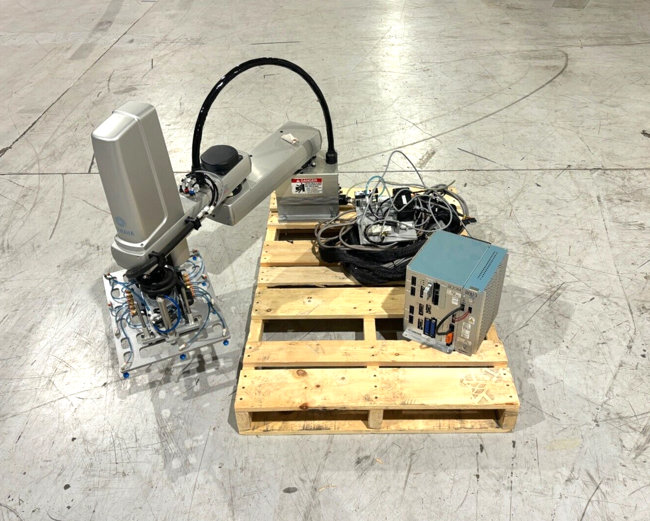Yamaha YK800XG High Speed Scara Robot, RCX144 Controller, RGU-3, Gripper Picker - Maverick Industrial Sales