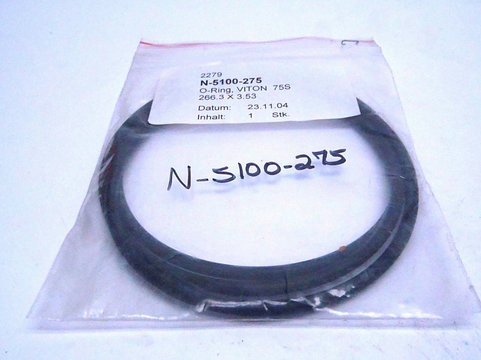 N-5100-275 | FKM Viton O-Ring 75S 266.3 X 3.53 - New – Open box - Maverick Industrial Sales