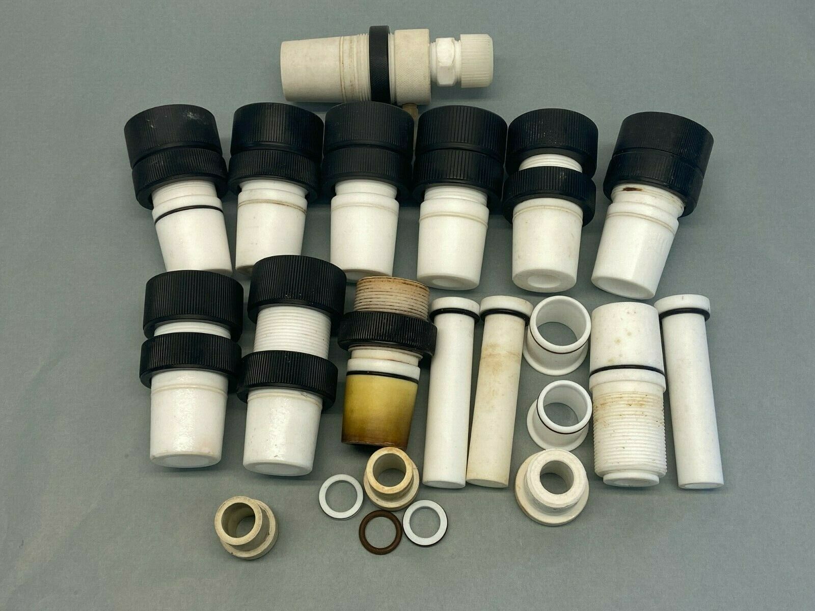 Clemglass PTFE Stirrer Bearing LOT OF Various Sizes 19-30mm ID - Used - Maverick Industrial Sales