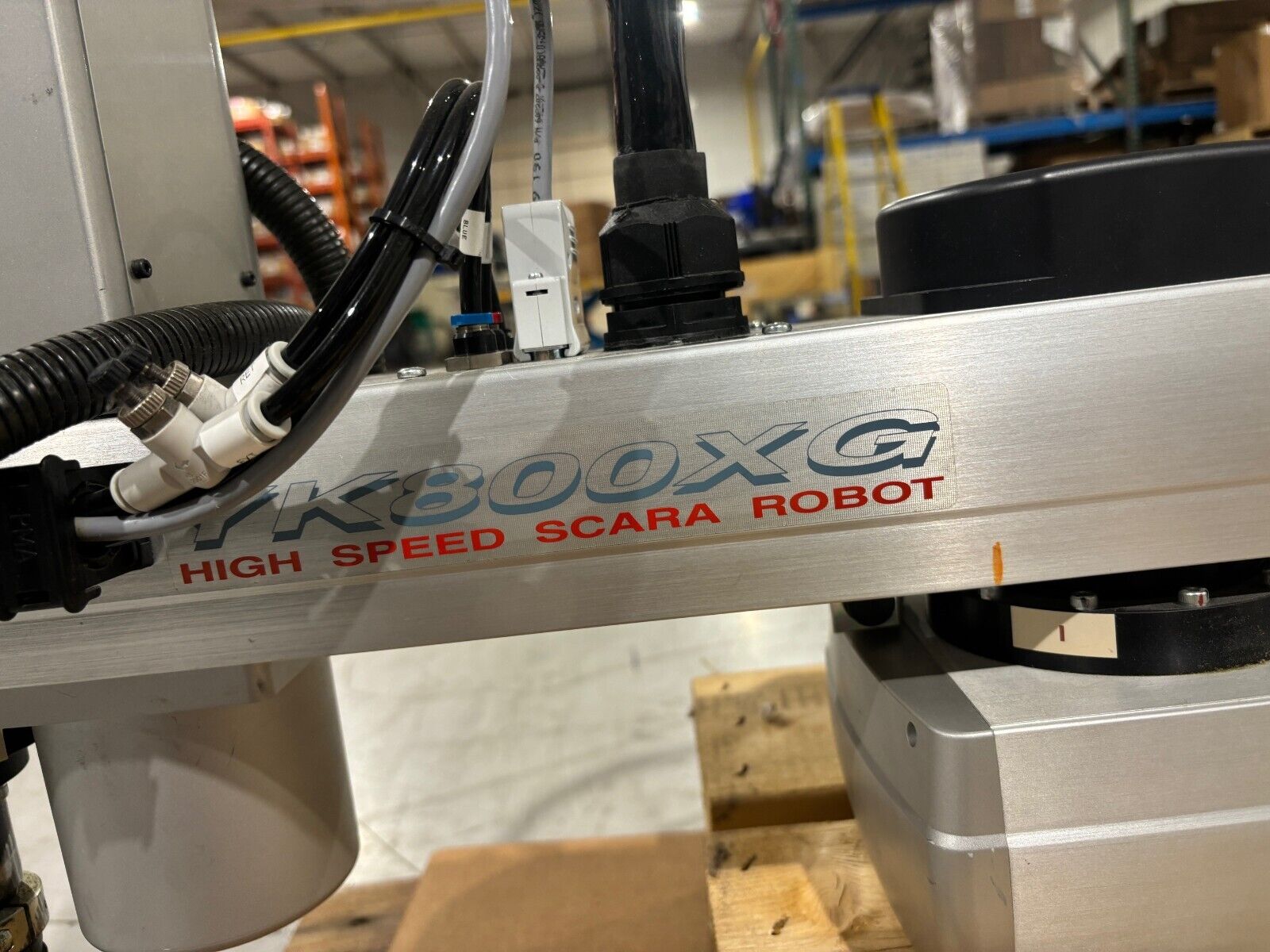 Yamaha YK800XG High Speed Scara Robot, RCX144 Controller, RGU-3 Regenrative Unit - Maverick Industrial Sales