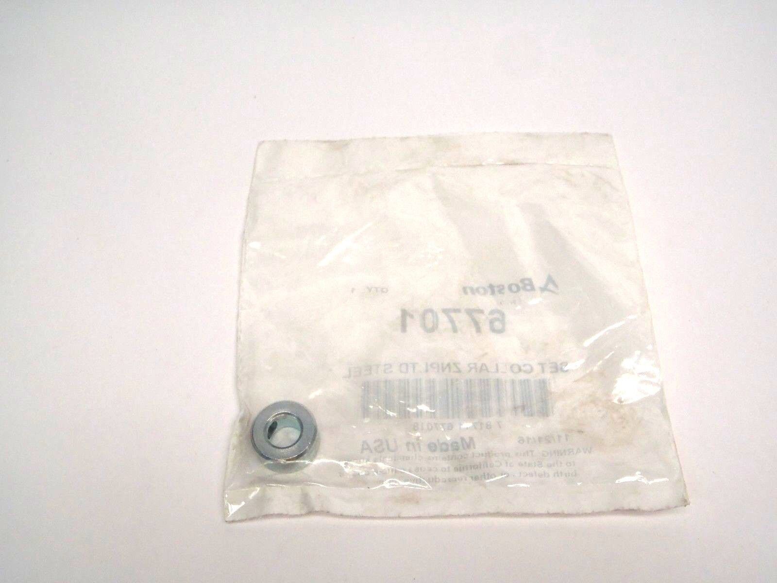 67701 | Boston Gear Shaft Collar Steel 0.7500 in ID, 1.2500 in OD, 0.5625 in Wide - New Other - Maverick Industrial Sales