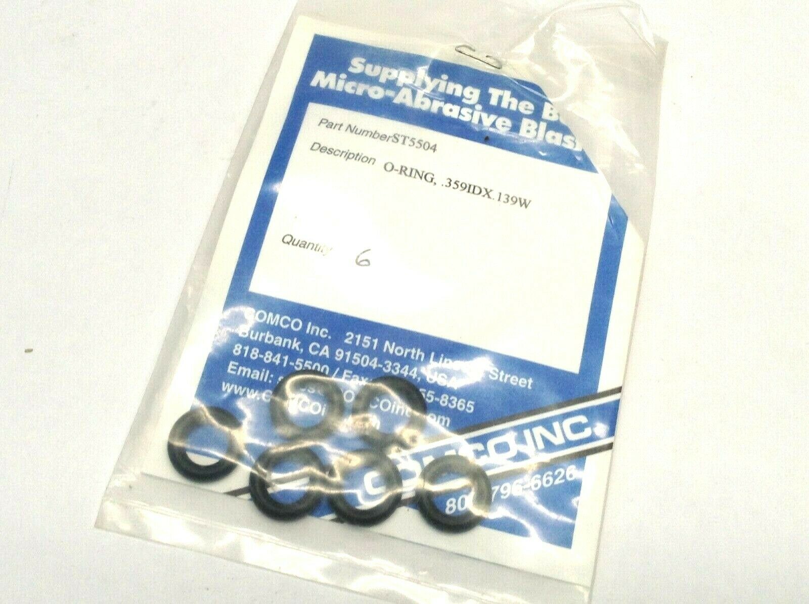 Lot of 11 Comco ST5504 O-Rings .359IDX .139W - Maverick Industrial Sales