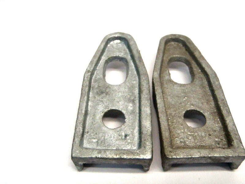 Lot of 2 1" Clamp Zinc Back Spacers for Conduit Straps - Maverick Industrial Sales