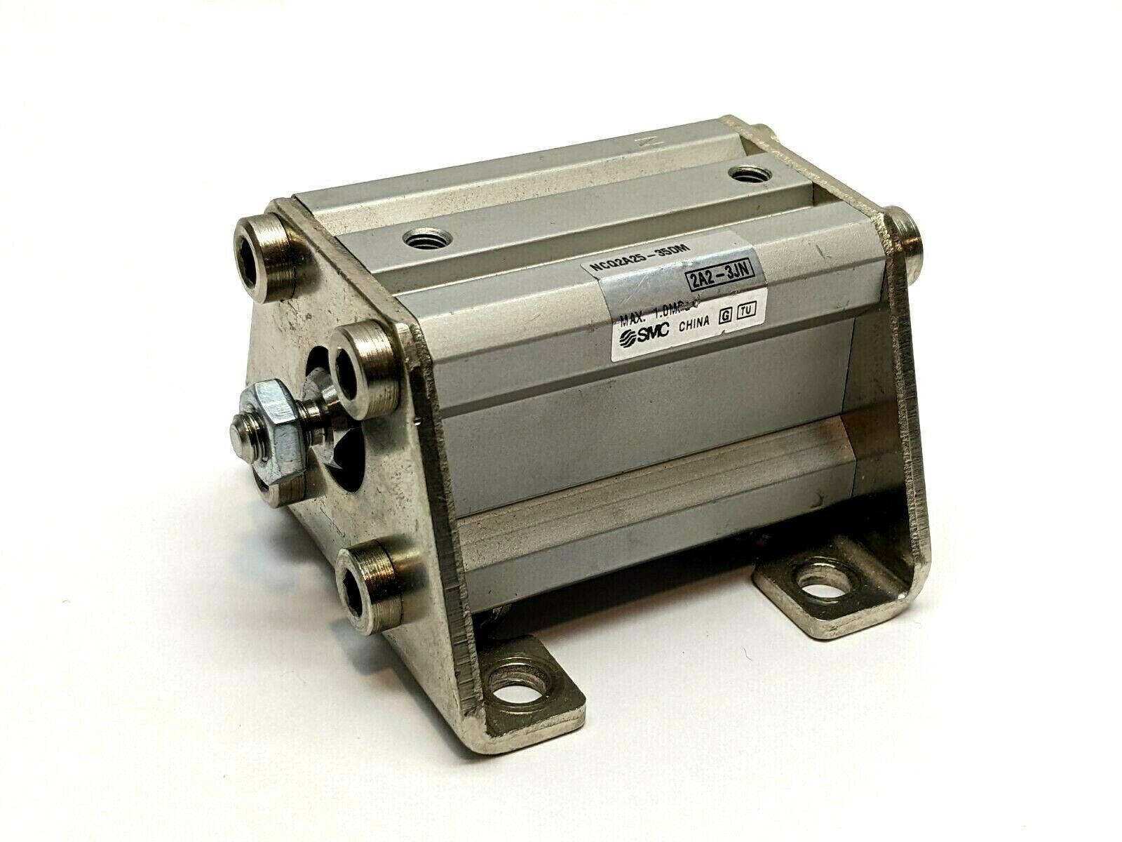 NCQ2A25-35DM | SMC Compact Pneumatic Cylinder 25mm Bore 35mm Stroke - Used - Maverick Industrial Sales