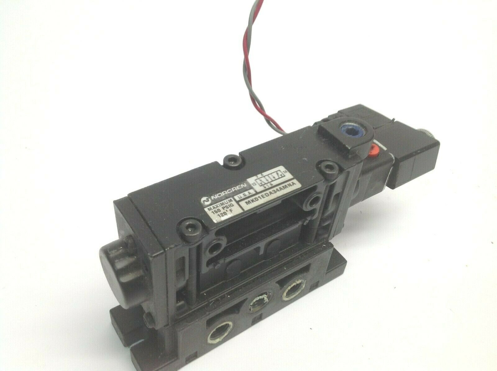 Norgren MK01EDA34AMNA with Pneumatic Solenoid Valve Manifold - Used - Maverick Industrial Sales