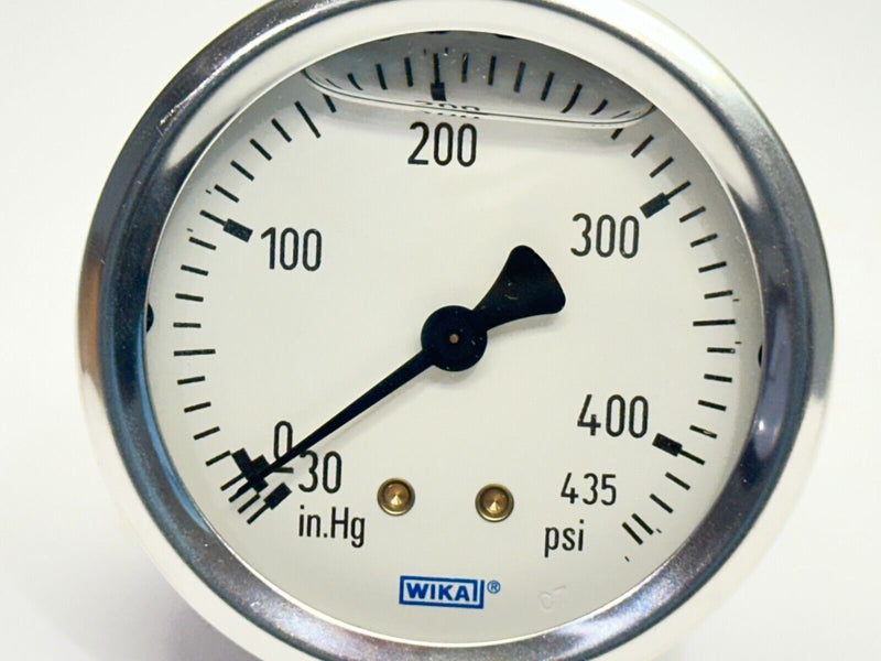Wika Instruments 52669921 Type 213.53 Pressure Gauge 2.5" -30in.Hg/435PSI - Maverick Industrial Sales