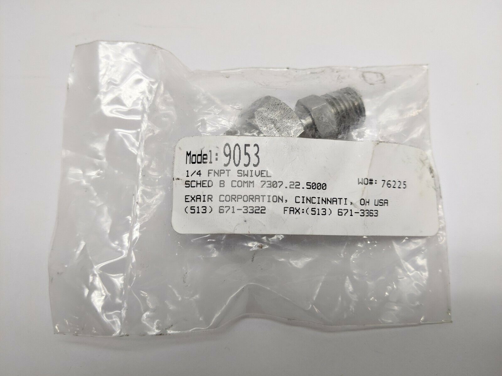 9053 | Exair 1/4 FNPT Swivel - New - Maverick Industrial Sales