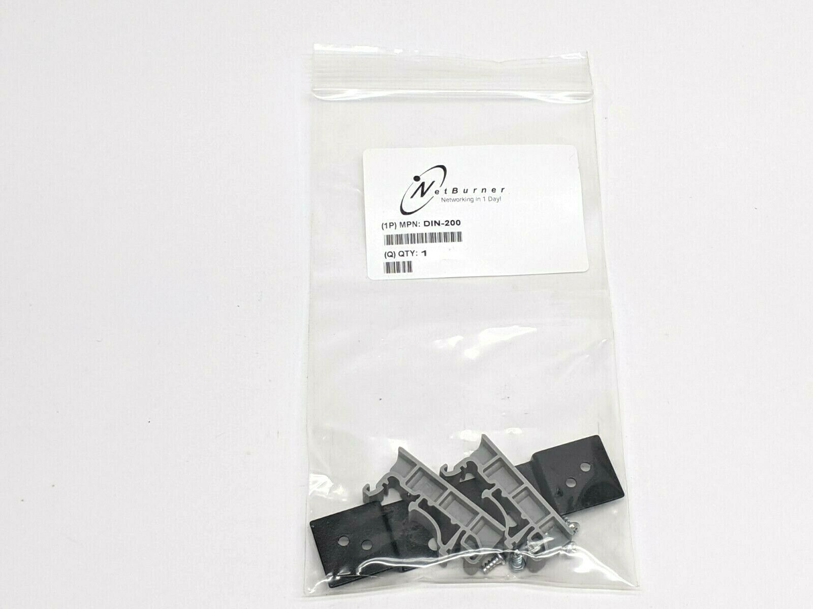 DIN-200 | NetBurner Din Rail Mounting Kit - New – Open box - Maverick Industrial Sales