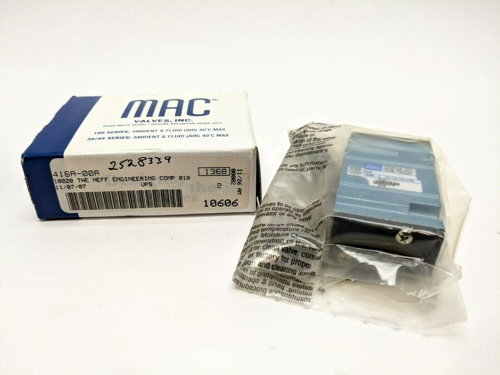 416A-00A | MAC Valves 5/2 Single Operator - New Other - Maverick Industrial Sales