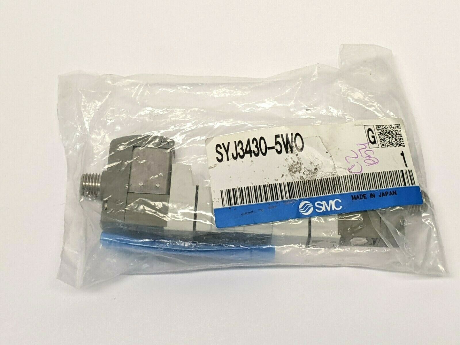 SYJ3430-5WO | SMC Double Solenoid Valve - New - Maverick Industrial Sales