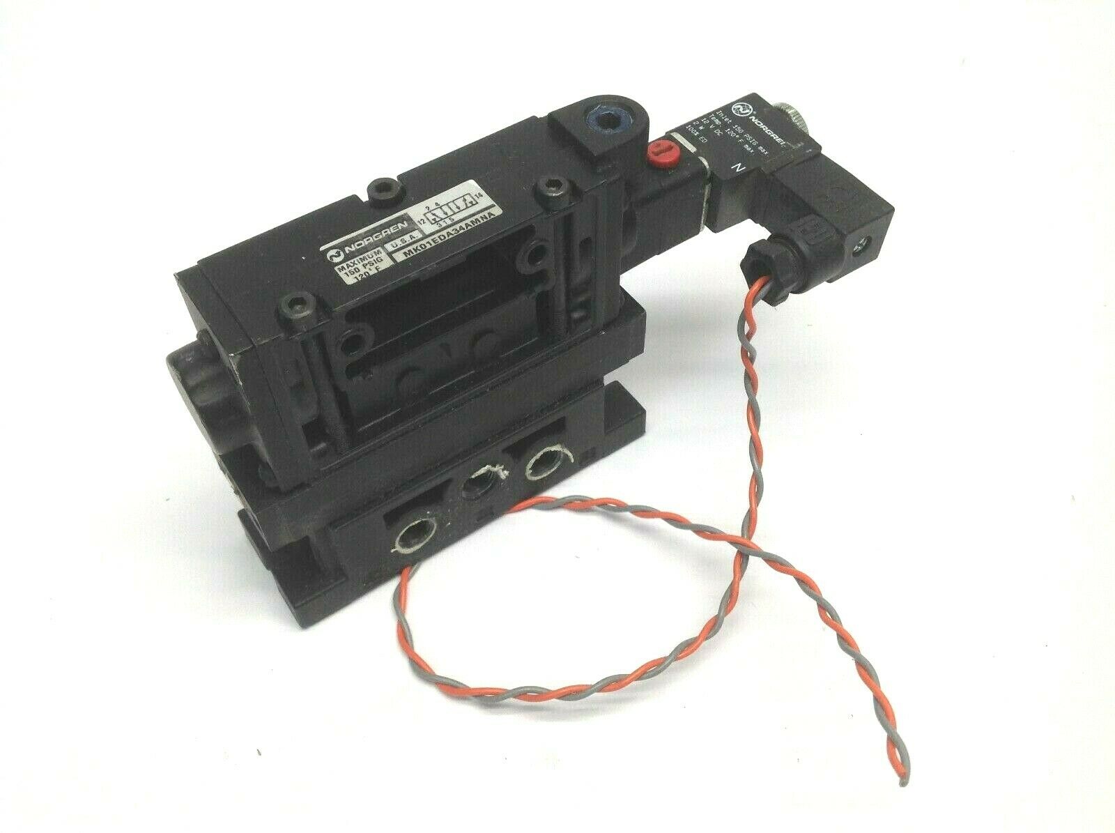Norgren MK01EDA34AMNA Pneumatic Solenoid Valve Manifold - Used - Maverick Industrial Sales