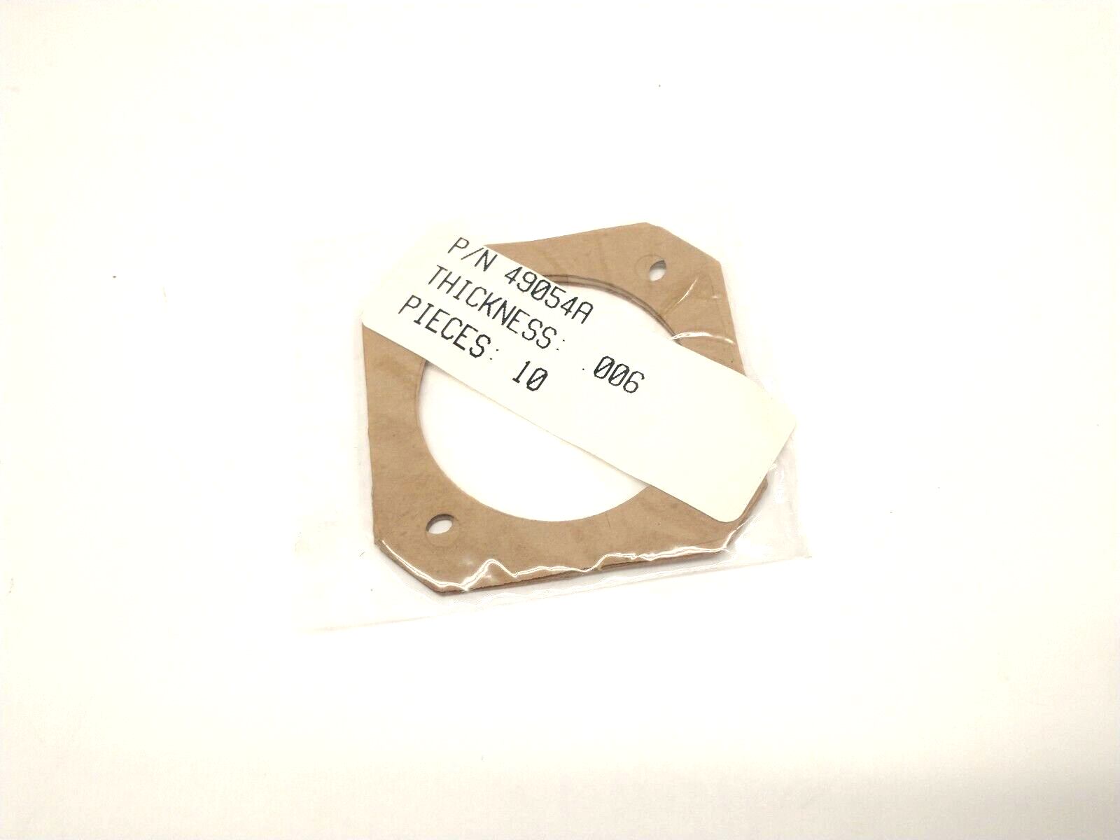 49054A Gasket 2.5" x 2.5" x .006" Thickness LOT OF 10 - Maverick Industrial Sales