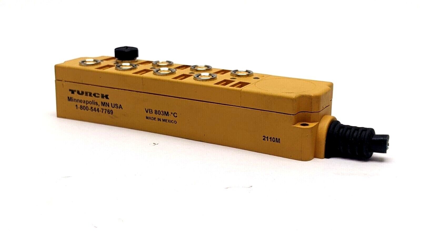 Turck VB 803-*C Multibox Junction Box 8 Port CUT CABLE - For parts or not working - Maverick Industrial Sales