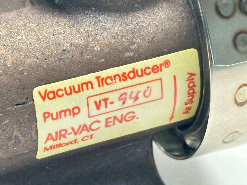 Air-Vac VT-940 Vacuum Transducer w/ VBC V-Band - Maverick Industrial Sales