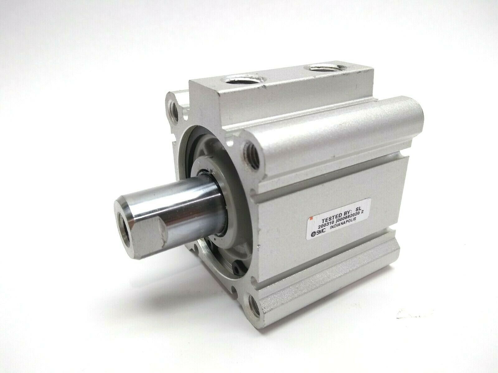 CQ2WA50-20DZ | SMC Pneumatics Compact Cylinder Double Acting Double Rod - Used - Maverick Industrial Sales