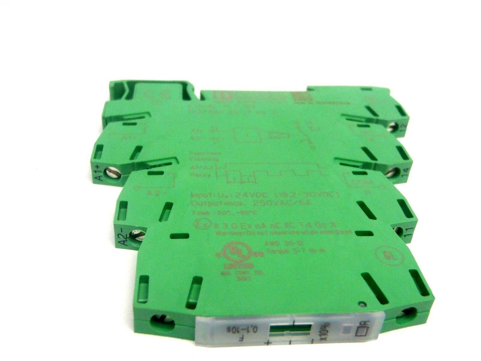 Phoenix Contact ETD-BL-1T-F-10s Timer Relay 2917492 24VDC 250V Output - Maverick Industrial Sales