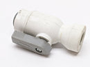 Parker Polypropylene Ball Valve 3/8” Push-To-Connect To 1/2-20 Female LOT OF 6 - Maverick Industrial Sales