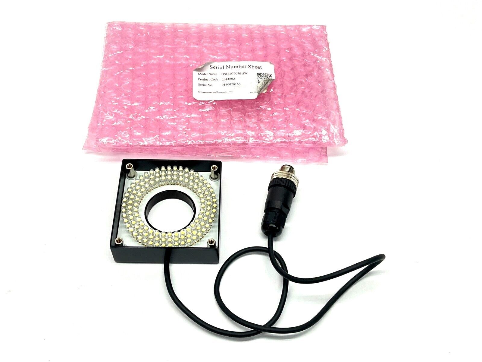 Omron QSQ-070070-SW CCS America White QSQ Square Ring Light 24V - New – Open box - Maverick Industrial Sales