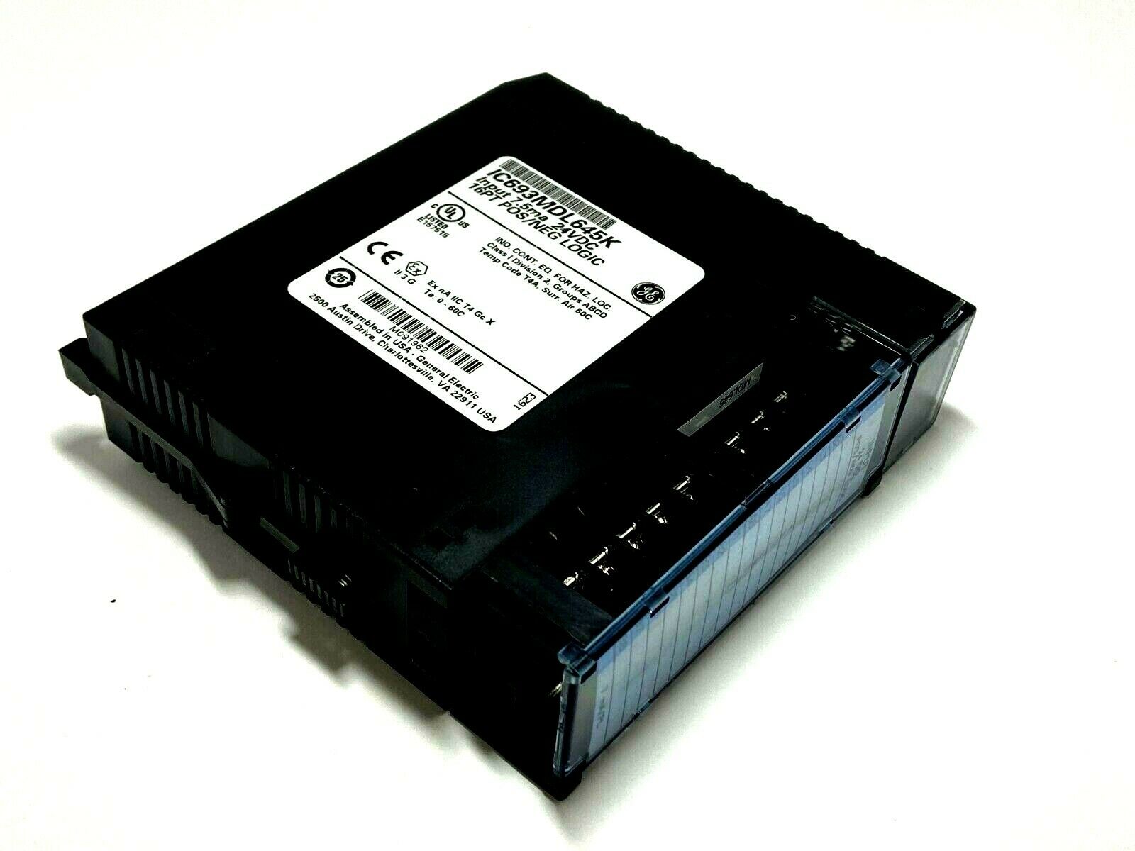 GE IC693MDL645K Input Module 7.5ma 16PT POS/NEG Logic 24VDC - New – Open box - Maverick Industrial Sales