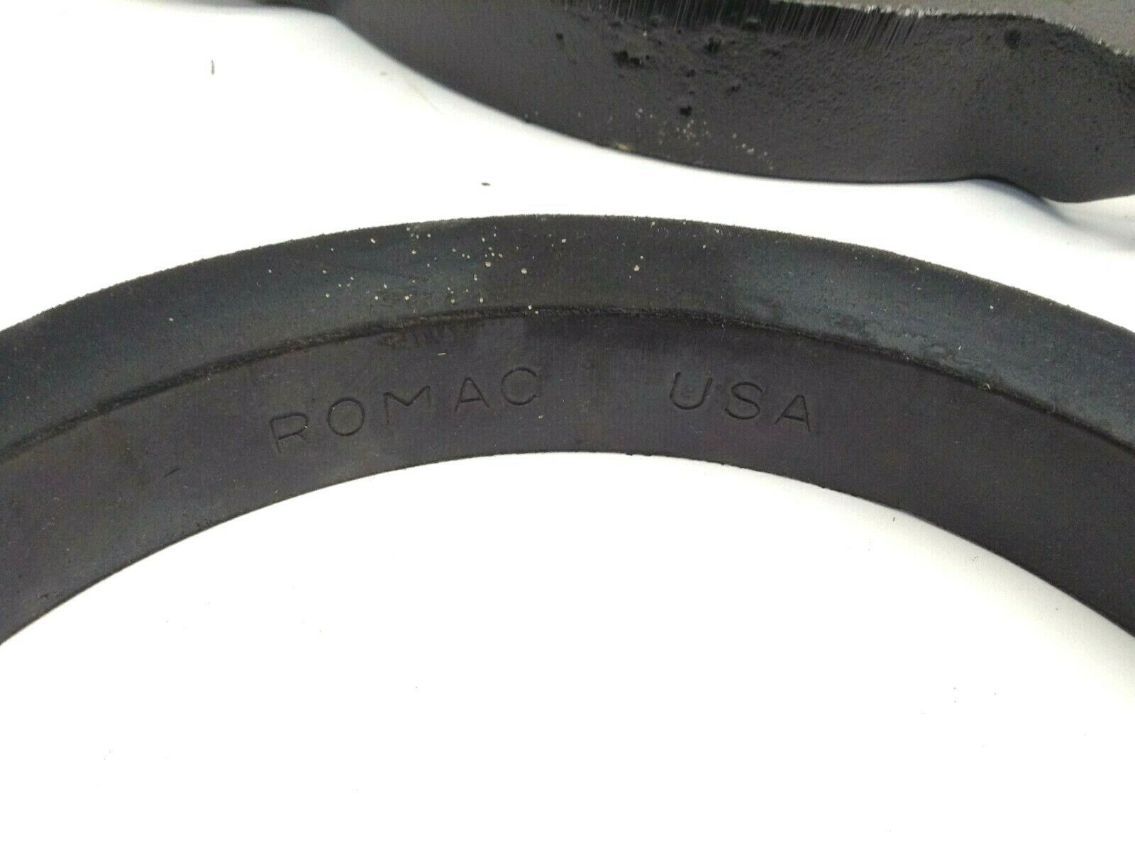 Romac 6 BLKFCA Ductile Iron Coupling Face with Romac 8R201S0720 Black 6.86-7.20 - Maverick Industrial Sales