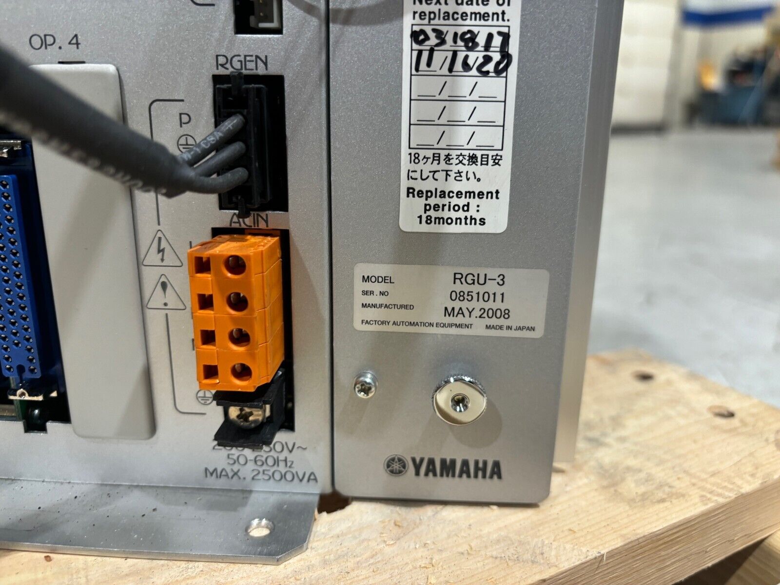 Yamaha YK800XG High Speed Scara Robot, RCX144 Controller, RGU-3, Gripper Picker - Maverick Industrial Sales