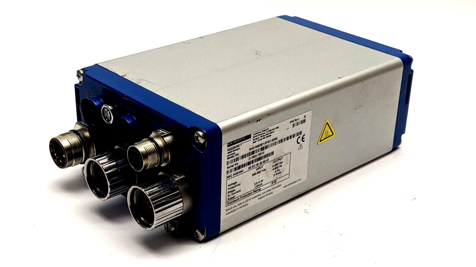 Kollmorgen AKD-N00307-DFEC-E000 Decentralized Servo Drive - For parts or not working - Maverick Industrial Sales